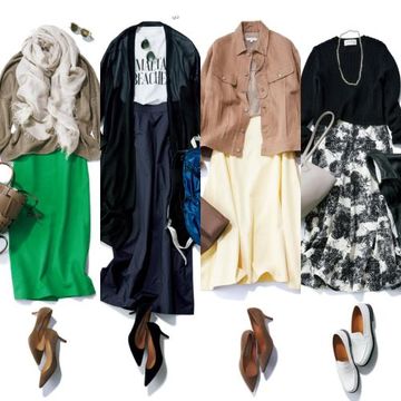 50代春の新ルール！スカートは”女らしく、かっこよく”着こなす