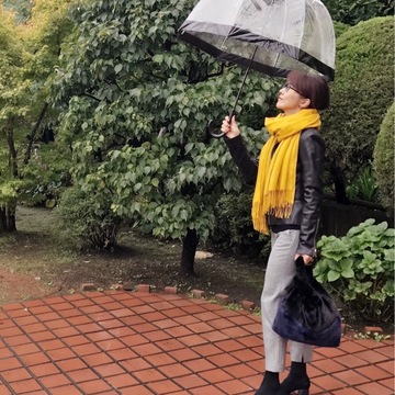 ジョンストンズのストールで冬支度♪