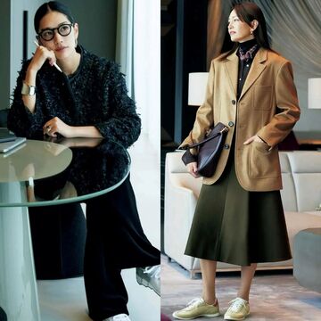 パンツ派もスカート派も「ジャケット」をおしゃれに着こなす！品よく、今っぽい50代の秋スタイル