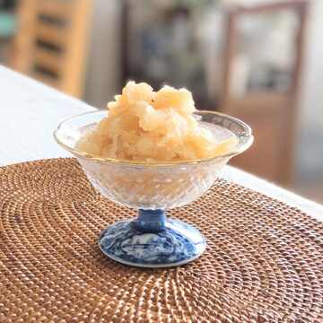 お家カフェはじめました～「梅シャーベット」