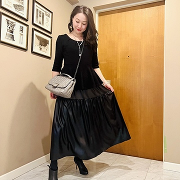 ブラックコーデでジャン・ジョルジュ東京店へ！