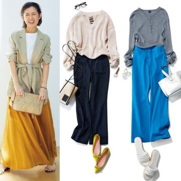 【大草直子さんのお手本コーデ】50代の色選びルール！抜群の色合わせとは？