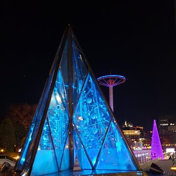 東京ドームのクリスマスツリーがキレイです！