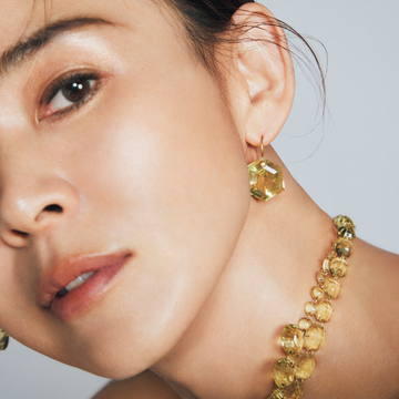 【春の扉を開くイエロージュエリー】レモンクォーツの透明感に魅せられるネックレス＆ピアス