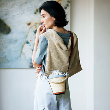 【2023年最新かごバッグ】ハンドルがおしゃれな「メゾン マルジェラ」のバケットバッグ