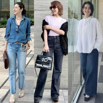おしゃれな50代は「デニム」の着こなしがこなれている！