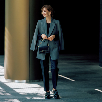 【エレガントでかっこいいジャケットスタイル】“ひと技”デザインで上級者な印象に