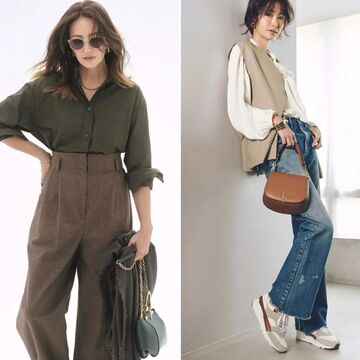 【気温22度の服装】日中の気温が22度の時の最適な服装は？50代におすすめのスニーカースタイルや秋色トップスコーディネート6選