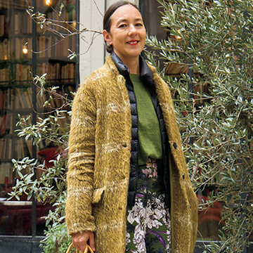 “懐かし柄”を上手にミックス！おしゃれマダムスタイル3<パリ＆ミラノスナップ>