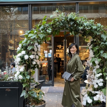 お気に入りワンピで丸の内ランチ