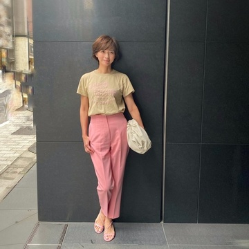 ZARAのカラーパンツで銀座ランチ