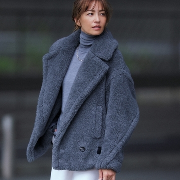 一枚で主役級に華やぐ！マックスマーラのテディベアコートで冬コーデを更新！