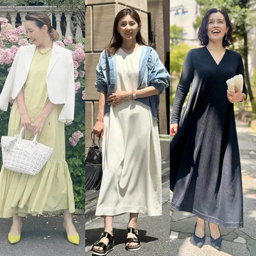 【おしゃれな初夏の50代ワンピース5選】シンプルだけど華やか！即おしゃれが決まるワンピース