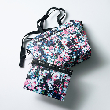 【LeSportsac × eclat】レスポートサックが集英社ファッション誌6誌と再びコラボ!! たっぷり入る華デザインにひと目惚れ「大人の花柄ポーチ」