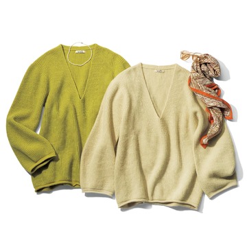 寒い季節のおしゃれをもっと楽しく ! 「unfil」と「LOEFF」のニットを買い足して