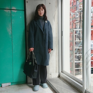 UNIQLO UのコートでWINTERカラーコーデ＊゜・。*