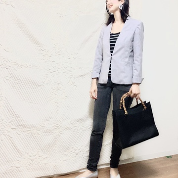  GU &uniqroカジュアルジャケットコーデ