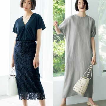 見た目は美しく、着心地は涼やか「スタイリスト森慶子さんが提案する“夏のシンプルシック」まとめ