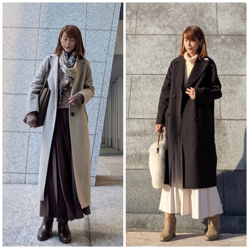 冬のコートコーデ！　永く愛せる着回し案♡
