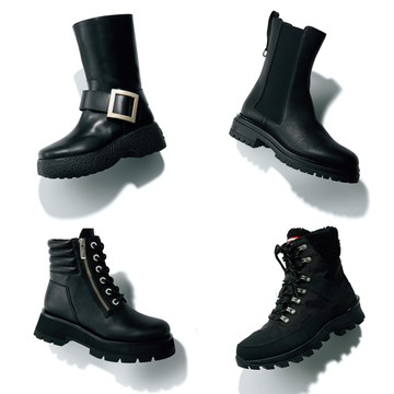 1点投入で即旬の着こなしが完成！「トレンドブーツ」4足【男前な黒ショートブーツ】