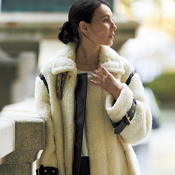 【アラフィーの優秀コート⑦】＜アンスクリア＞大人の遊び心が満喫できる“エコムートンコート”