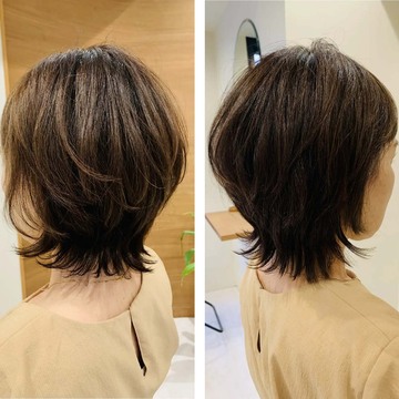 横から見てもきれい！秋を意識した長めショートヘア【チームJマダムブログ人気記事週間ランキングTOP10】