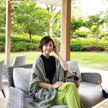 テラス席でバースデーランチを♪