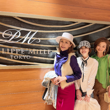 秋コーデで六本木ランチへ‼︎