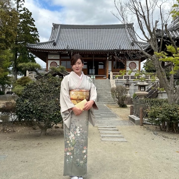 春の大切な時間は、お着物で♡