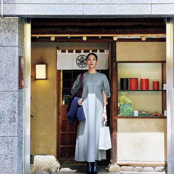 まろやかな色合いで着回ししやすい！袖のデザインが印象的な「ワンピース」【働く日の新定番「まろやかグレー」】