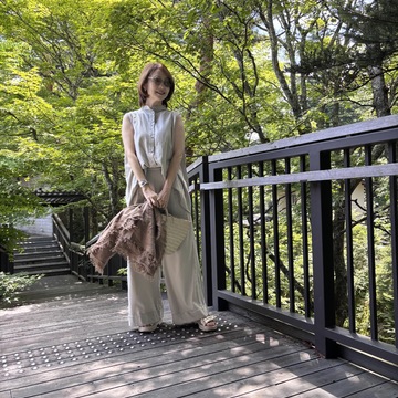 軽井沢⭐︎セットアップでカフェめぐり