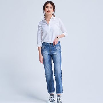 見た目はデニムそのもの。はき心地のよいワコール「まるでデニム」に注目！