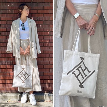 エクラ×Herno コラボトートバッグのコーデ