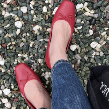 雨の日も履いちゃお♡GUのバレエシューズ