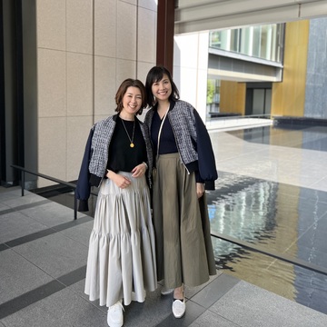 リンクコーデで春の湯河原温泉旅②