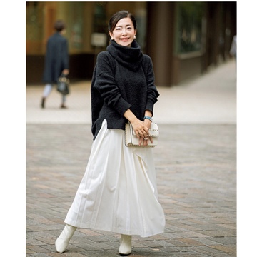 新年のスタートはフェミニンスタイルで