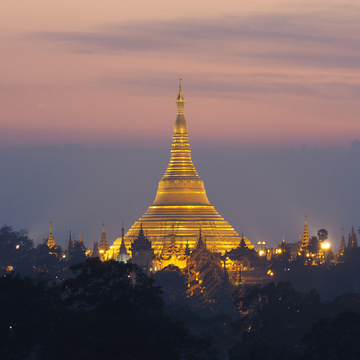 <ミャンマーの旅>シュエダゴン パゴダの夜景が素晴らしい、チャトリウムホテル（ヤンゴン②）