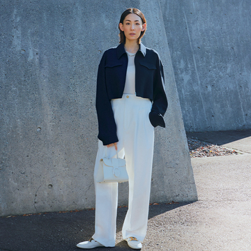 【おしゃれ刷新力のあるアウター】ミニマルな着こなしをきわだたせる“丈短アウター”が最旬！