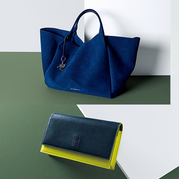 エクラ編集部スタッフがひと目惚れ！ モラビトの3WAYショルダークラッチ＆エンポリオ アルマーニのスエードトートバッグ