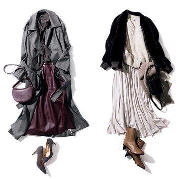 この冬、大人の必需品は“ドラマティックなスカート”！ヘルシーな色気漂うプリーツスカート＆タイトスカート