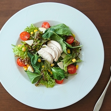 彩り豊かなグリーンサラダ