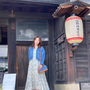 「[UNIQLO×PAUL&JOE」の花モチーフコーデでご近所ドライブ♬