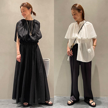 【2023夏 50代が行くべき人気ショップ】「デパリエ」が発信するエレガントな余韻を残す“黒と白”