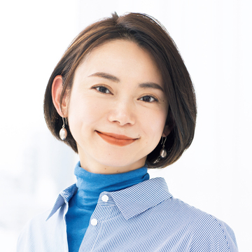 かき上げ風シルエットで冬服映え【50代髪型・ヘアスタイル】