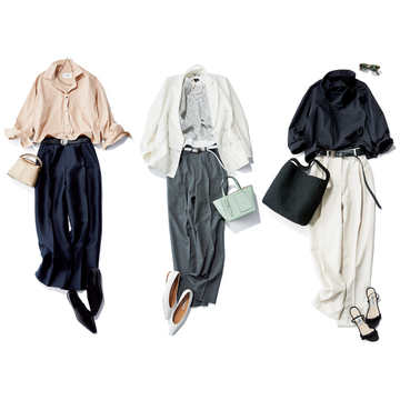 【ベルトコーデ3選】ウエストまわりの洗練度がたちまちアップ！ 丈短トップスにベルトでこなれ感をプラス