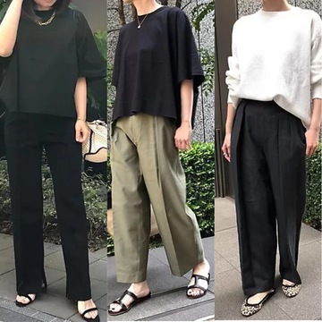 【こなれて見え初夏パンツコーデ３選】＼おなかとおしりがすっきり見え／今どき感ある大人仕様のパンツはいてみました！