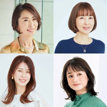 ぺったりしやすい「ストーレートヘア」も、ふんわり理想のスタイルへ