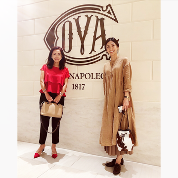 クリーミーワントーンで、銀座「Cafe COVA」へ