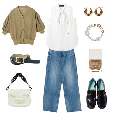 【50代 週末コーデ】品よく華やぐ、大人のデニムスタイル＃Jマダムのおしゃれ