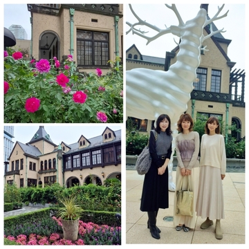 秋バラを求めて🌹Jマダムの「花友」とクラシックハウスを再訪